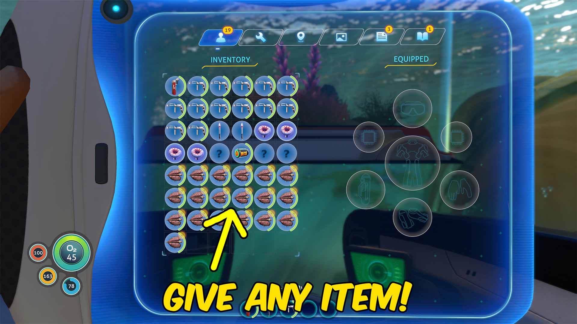 Subnautica — Give Items (screenshot 2)